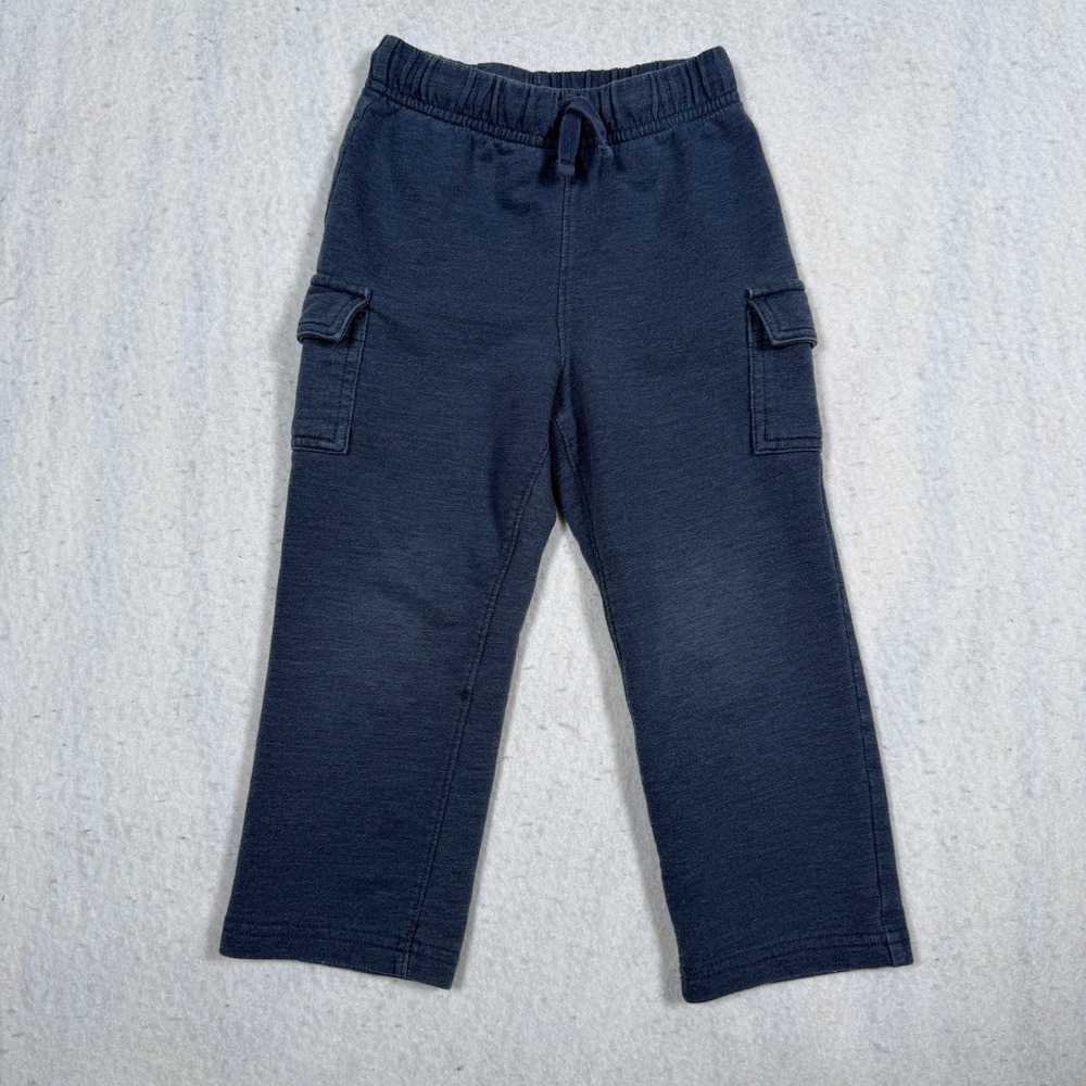 Jumping Beans Toddler Boys Navy Blue Cargo Sweatpants Size 2T Joggers Pants